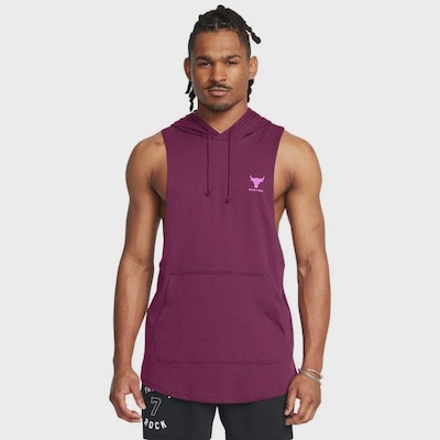 Colete Under Armour Project Rock Hoodie Masculino - Foto 1
