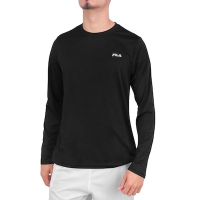 Camisa Masculina Fila Manga Longa Basic Sports - Foto 1