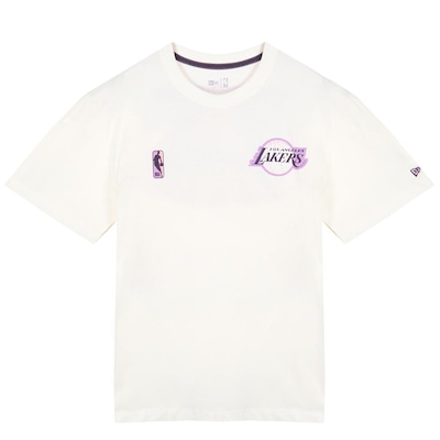 Camiseta Masculina New Era Regular NBA Los Angeles Lakers Sunset - Foto 1