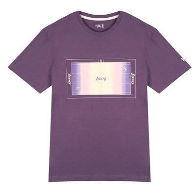 Camiseta Masculina New Era Regular NBA Los Angeles Lakers Sunset - Foto 1