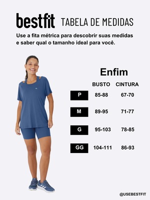 Camiseta Feminina Enfim Active Básica Dry Fit - Foto 2
