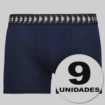 Kit 9 Cuecas Boxer Kappa Levinne Masculinas - Foto 1