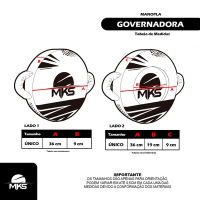 Manopla Governadora Double PRO Line MKS Combat - Foto 2