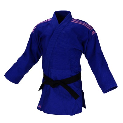 Kimono Judô adidas Quest J690 Azul/Rosa - Foto 3