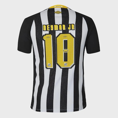 Camisa do Santos II 25/26 Masculina Umbro Torcedor N°10 - Foto 3