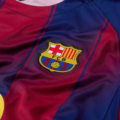 Camisa Barcelona I 2025/26 Torcedor Pro Nike Infantil - Foto 3