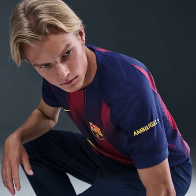 Camisa Barcelona I 2025/26 Torcedor Pro Nike Masculina - Foto 3