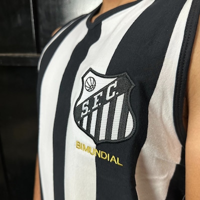 Camisa Retrômania Santos Regata Retrô 1963 Bi Mundial - Masculino - Foto 3