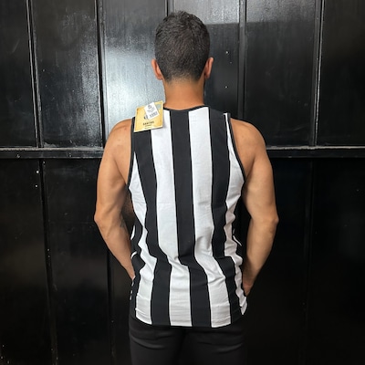 Camisa Retrômania Santos Regata Retrô 1963 Bi Mundial - Masculino - Foto 5