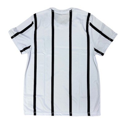 Camisa Coimbra Corinthians Fitness Listrada Branca - Infantil - Foto 3