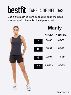 Camiseta Regata Feminina Manly Básica - Foto 5
