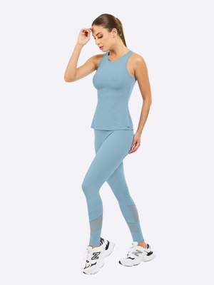 Camiseta Regata Feminina Manly com Tule - Foto 2