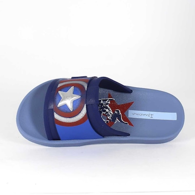 Chinelo Grendene Slide Ipanema Marvel Action Infantil - Foto 5
