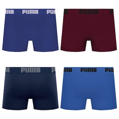 Kit 4 Cuecas Puma Boxer Sem Costura Masculina - Foto 2