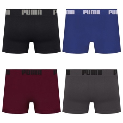 Kit 4 Cuecas Puma Boxer Sem Costura Masculina - Foto 2