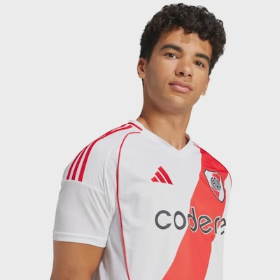 Camisa River Plate I 2024/25 Masculina Adidas Torcedor - Foto 3