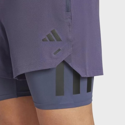 Short Masculino Adidas Power 2 Em 1 P7 - Foto 3
