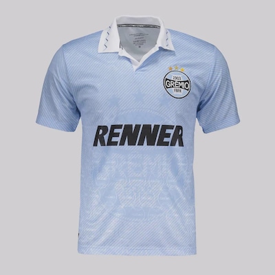 Camisa FutFanatics Grêmio Retrô 1995 Tricolor e Celeste - 2 unidades -Masculina - Foto 4