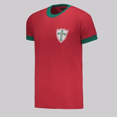 Camisa FutFanatics Portuguesa Retrô Masculina - Foto 2