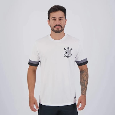 Camisa Futfanatics do Corinthians Details Branca 9 Yuri Alberto - Foto 2