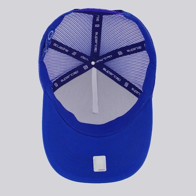 Boné FutFanatics do Cruzeiro Trucker Americano Unissex - Foto 4