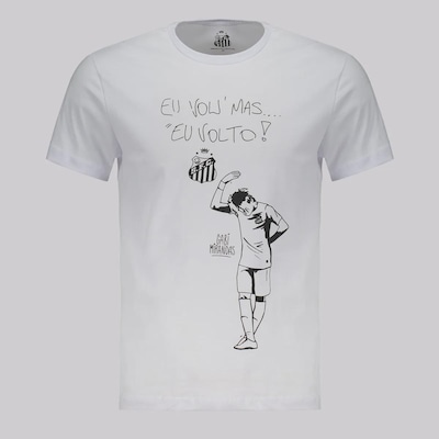 Camiseta FutFanatics do Santos Eu Volto Masculina - Foto 1