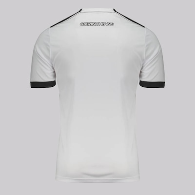 Camisa FutFanatics do Corinthians Branca e Preta - Foto 2