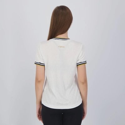 Camisa FutFanatics Vasco 1974 Jacquard Feminina - Foto 4