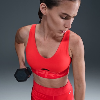 Top Fitness Nike Pro Indy Plunge - Feminino - Foto 3