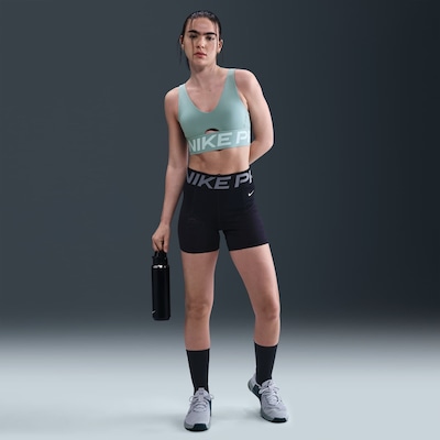 Top Fitness Nike Pro Indy Plunge - Feminino - Foto 4