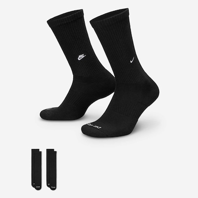 Meia Cano Médio Nike Everyday Cushioned 2 Pares Unissex - Foto 1