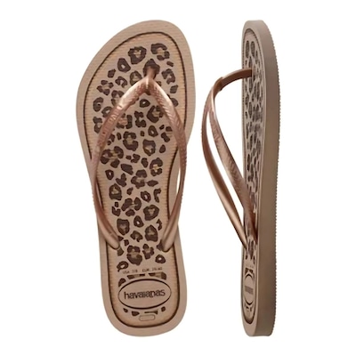 Chinelo Havaianas Slim Animals Feminino - Foto 5