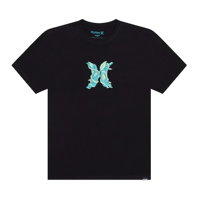 Camiseta Masculina Hurley Icon Garden Oversize SM26 - Foto 1