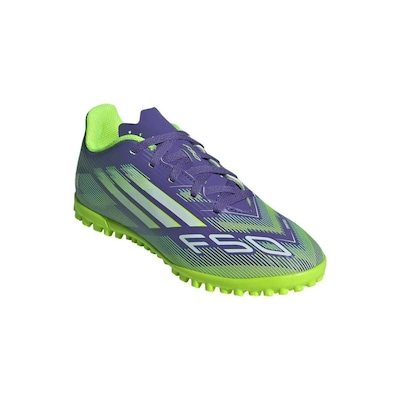 Chuteira Society Infantil adidas F50 Club - Foto 4