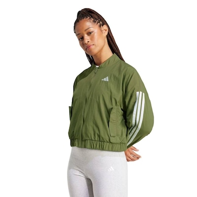 Jaqueta Feminina adidas Bomber 3 Stripes - Foto 2