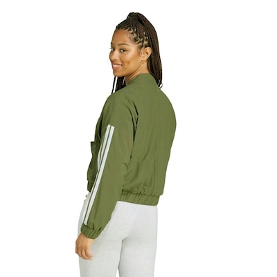 Jaqueta Feminina adidas Bomber 3 Stripes - Foto 3