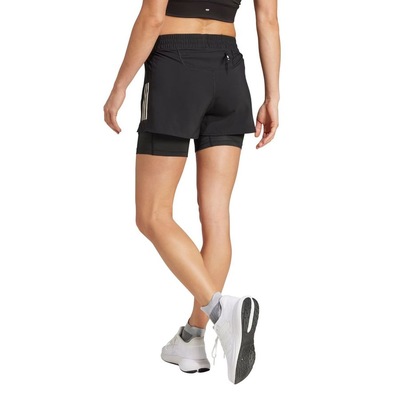 Short Feminino adidas Own The Run 2 em 1 - Foto 3