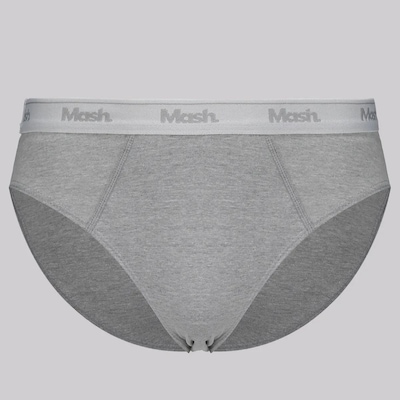 Cueca Slip Mash Algodão - 6 unidades - Foto 4