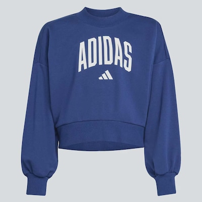 Blusão Moletom adidas College Seasonals Infantil - Foto 5