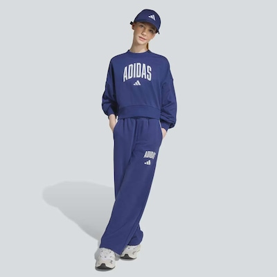 Calça adidas College Seasonals - Infantil - Foto 3