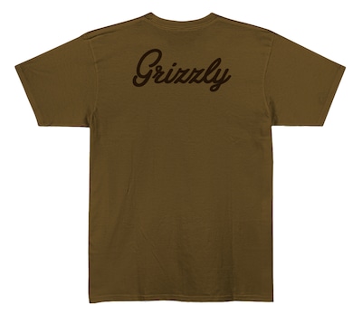 Camiseta Grizzly Back Script Tee Masculino - Foto 2