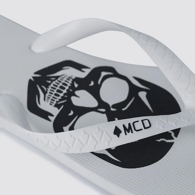 Chinelo De Dedo MCD Logo Caveira - Mcd - Foto 4