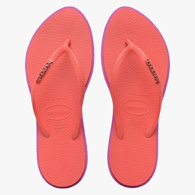 Chinelo De Dedo Havaianas Slim Point - Feminino - Foto 1