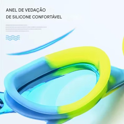 Óculos de Natação Gold Sports Little Fish Infantil - Foto 4