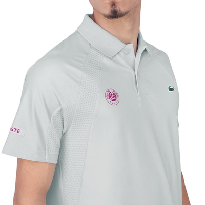 Camisa Polo Lacoste Performance Medvedev Roland Garros - Foto 3