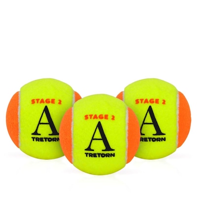 Bola de Beach Tennis Tretorn Academy Stage 2 Pack Com 03 - Foto 1