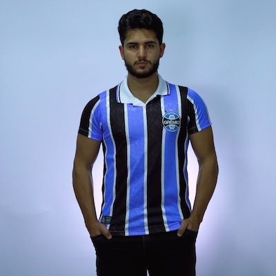 Camisa Masculina Grêmio Retrô 1993 Listrada RetrôMania - Foto 2