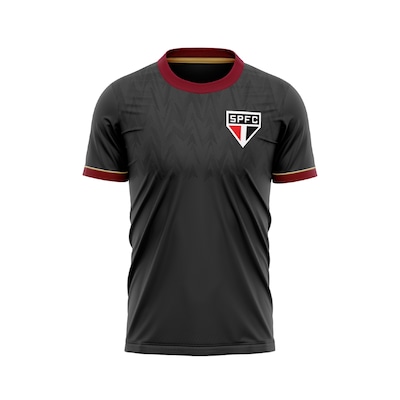 Kit Masculino Camisa do São Paulo Braziline Enlace + Camisa do São Paulo Braziline Mistura + Camisa do São Paulo Braziline Soil - 3 Unidades - Foto 4