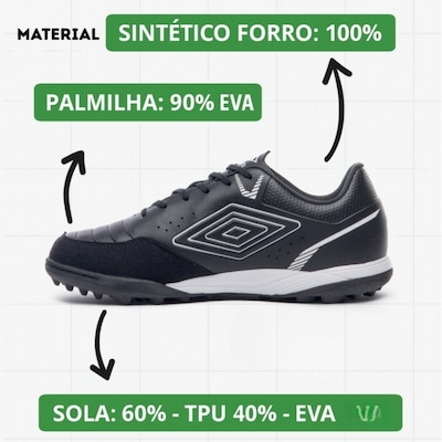 Chuteira Society Umbro Neo-Comfort - Masculino - Foto 3