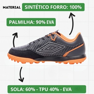 Chuteira Society Umbro Neo-Comfort - Masculino - Foto 3